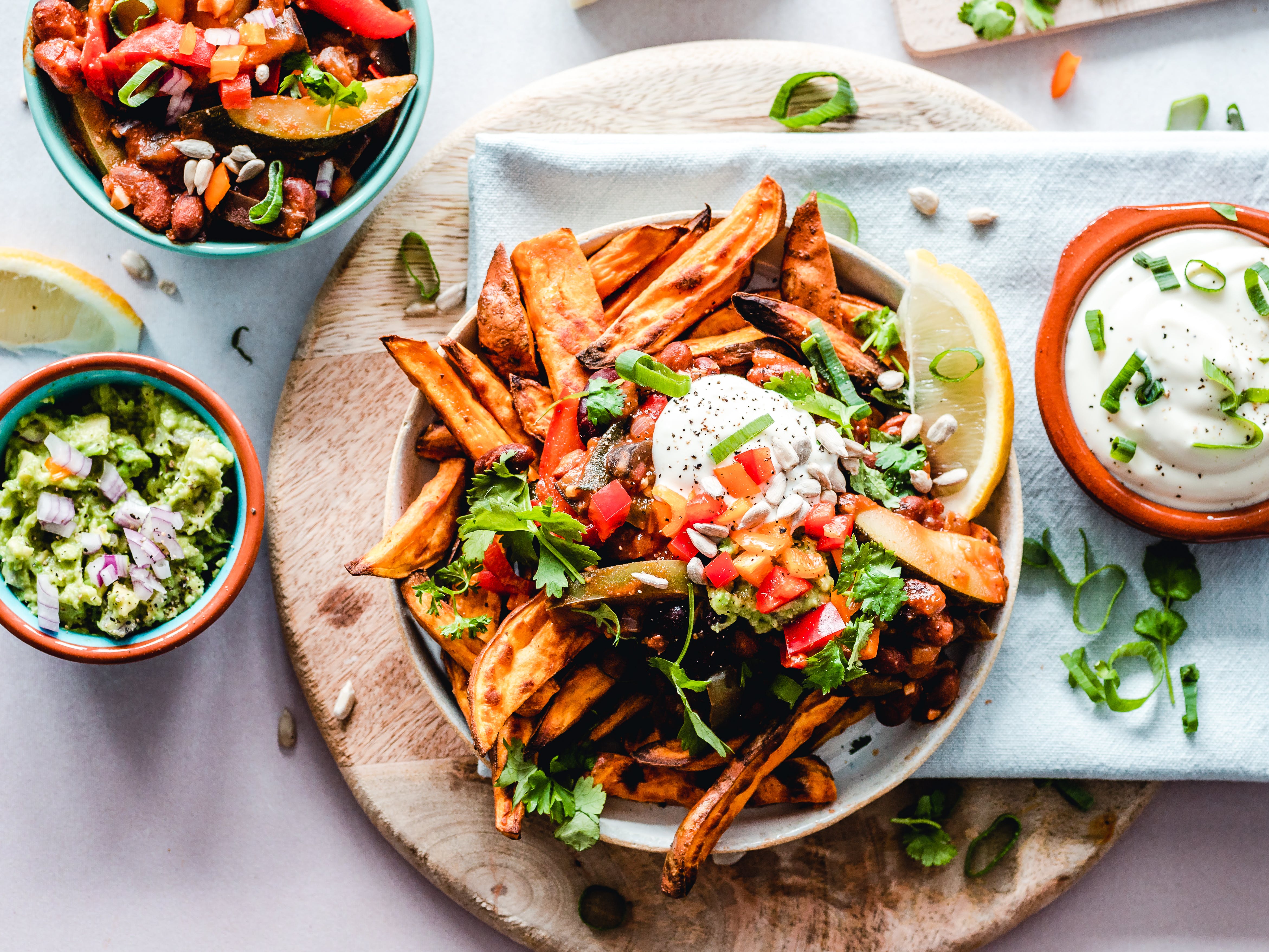 image of sweet potato fries in a bowl